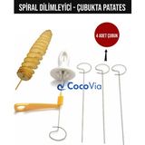 Empressco Pratik Spiral Patates Dilimleyici ile Hızlı ve Kolay Doğrama - Seçenek 1