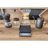 Empressco Premium 600 ml French Press Kahve Demleme Seti, Şık ve Kullanışlı Tasarım - Seçenek 1 - Ahşap Rengi