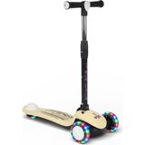 Empressco Pro Işıklı ve Katlanabilir 3 Tekerlekli Çocuk Scooter 3+Yaş 50KĞ Kapasite - Fiyatı, Yorumları - Ahşap - Seçenek 1