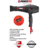 Empressco Profesyonel Kuaför Fön Makinesi 2500W, Güçlü ve Hafif, Hızlı Kurutma - Altın