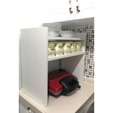 Empressco Projemob Lineabox Çok Amaçlı Suntalam Mutfak Tezgah Üstü Mikrodalga Raf Ünitesi - Fiyatı, Yorumları - Almond Cream