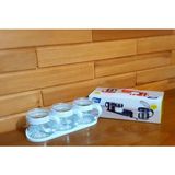 Empressco Ramdet Stantlı 3lü Set Kaşıklı Baharatlık Set 3 - Altın - 1 - 1,3 lt
