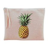 Empressco Renkli Ananas Desenli Şık Makyaj Çantası, Pratik ve Şık Tasarım - Seçenek 1