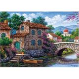Empressco Renkli Çiçek Desenli 500 Parça Puzzle, Eğlenceli ve Detaylı Tasarım - Seçenek 1
