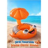 Empressco Renkli Çocuk Bebek Deniz Simiti Yüzme Malzemesi, Eğlence ve Güvenli Oyun - Altın - 0 - 12 Ay