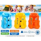 Empressco Renkli Çocuk Şişme Can Yeleği 50X40 Cm, Yüksek Kalite, Yüzme Güvenliği - 15 Ay - 0-Kahverengi - Seçenek 1