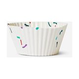 Empressco Renkli Konfeti Desenli 6'lı Silikon Muffin Kalıbı - Seçenek 1 - (ClearEyelets)Black-RadiantOrchid