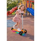 Empressco Renkli LED Işıklı 3 Tekerlekli Çocuk Scooter, Ayarlanabilir Yükseklik - Ahşap - Seçenek 1