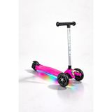 Empressco Renkli LED Işıklı 4 Kademe Ayarlanabilir 3 Tekerlekli Scooter 3 Yaş - Ahşap - Seçenek 1