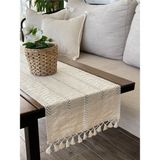 Empressco Renkli Pamuklu Şal Motifli Dantel Örgü Runner, Şıklık ve Zarafet Için - 10 x 10 cm