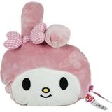 Empressco Renkli Peluş Yastık, Yumuşak ve Rahat Uyku Arkadaşı - 10 cm - 00-Siyah - Beyaz