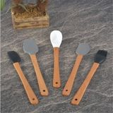 Empressco Renkli Silikon Spatula ve Kaşık Seti, 5 Parça, Dayanıklı ve Kullanışlı