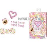 Empressco Renkli Stickers Lı Çocuk Takma Tırnak Seti ve Toka & Bileklik - Fiyatı, Yorumları - Ahşap - Seçenek 1