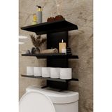 Empressco Risingmaber Siyah Klozet Üstü Raf, Organizer Tuvalet Kağıtlık ve Wc Tuvalet Banyo Düzenleyici MT116S - Fiyatı, Yorumları - Ahşap - Seçenek 1