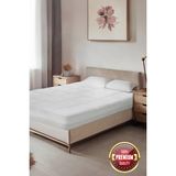 Empressco Rovigo Home Full Kenar % 100 Mikro Pamuklu Kumaş, ,400GR M2 Uyku Pedi,yatak Koruyucu - Ahşap Bej - Siyah