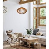 Empressco Rustik Ahşap Minimal Salon Avizesi, Şık ve Modern Tasarım - Seçenek 1