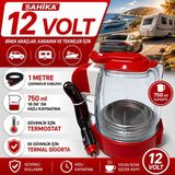 Empressco Şahikatermo 12 Volt Binek Araç & Karavan Için Oto Kettle (Gizli Rezistans) Şahika 12 Volt - Açık Gri
