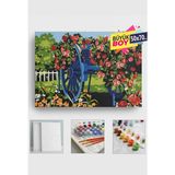 Empressco Sayılarla Boyama Seti Numaralı Tuval Fırça Boya Dahil Kasnaklı Set 50X70 cm - Çiçek Arabası - Fiyatı, Yorumları - Seçenek 1 - 00