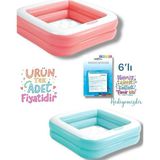 Empressco Saze Şişme Taban Mini Kare Havuz 86X86X25 cm Renginizi Belirtiniz - Fiyatı, Yorumları - Altın - 0 - 12 Ay