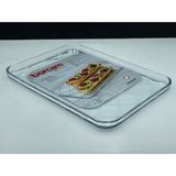 Empressco Şeffaf Cam Tepsi 33X24 Cm, Dayanıklı ve Çok Amaçlı Kullanım