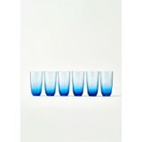 Empressco Şeffaf, Dayanıklı, Şık ve Pratik 6'lı Meşrubat Bardağı Seti - Seçenek 1 - Ahşap Rengi