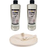 Empressco Şeffaf Kandil Yağı, Dumansız, 400 Ml, Bambu Yakıtlı, 2 Metre Fitil - Seçenek 1