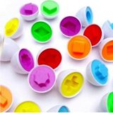 Empressco Şekilli Yumurtalar Eğitici Geometrik Yumurta Bultak 12 Li Bebeğim Ilk Puzzle Setim - Fiyatı, Yorumları - 01-Mavi