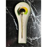 Empressco Seramik Limon Model Kaşık Altlığı ve Kaşıklık Seti, Şık ve Fonksiyonel Tasarım