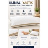 Empressco Serin ve Konforlu Gece Uyku Yastığı, Terletmeyen Rahat Destek - 10 cm - 0002R72
