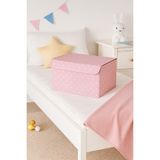Empressco Serstil Sert Karton Pembe Puantiyeli Küçük Boy Destekli Kapaklı Kutu Hurç Organizer 40X30X25 cm - Fiyatı, Yorumları - Seçenek 1 - Ahşap