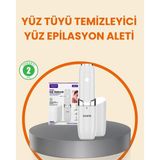 Empressco Sessiz ve Kompakt Yüz Tüy Temizleme Cihazı, Pratik Kullanım ve Şıklık - Altın