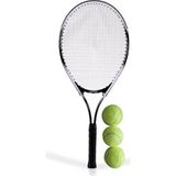 Empressco Set Halinde 3 Adet 27 Inç Siyah Tenis Raketi ve Toplu Taşıma Çantası