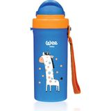 Empressco Sevimli Desenli Pipetli Bebek Bardağı 300 Ml, Güvenle Kullanım - Acı Kahverengi