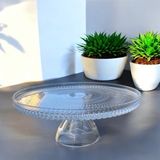 Empressco Şık 22 cm Ayaklı Cam Sunumluk, Zarif ve Kullanışlı Tasarım - Seçenek 1 - 51R-Turuncu