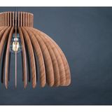 Empressco Şık 47 cm Büyük Ahşap Geometrik Salon Avizesi, Modern ve Zarif Tasarım - Seçenek 1
