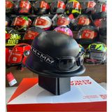 Empressco Şık Chopper Gözlüklü Kask ile Güvenli ve Tarz Sahibi Sürüş - 0 - 3 Yaş - 0 - Siyah