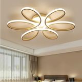 Empressco Şık Papatya Gold LED Tavan Lambası, Modern Dekoratif Aydınlatma - Seçenek 1 - Ahşap