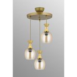 Empressco Şık ve Modern 3'lü Sarkıt Tepsi Seti, Dekoratif Kullanım Için Ideal - Seçenek 1 - Ahşap