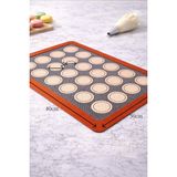 Empressco Silikon Makaron Mat 40X30CM, Yapışmaz Hamur Açma ve Pişirme Matı - 1 lt