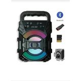 Empressco Siyah DX-1057 Fm Radyolu Mini Taşınabilir Müzik Çalar Kutusu Bluetooth'lu Ses Bombası Ithalatçı Gar - Seçenek 1