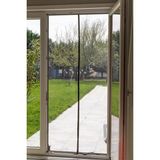 Empressco Siyah Kapı Sinekliği Mıknatıslı ve Cırt Bantlı, 90-210 Cm, Kolay Takım - 001-Renkli - Seçenek 1