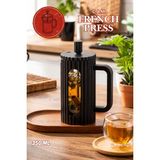 Empressco Smartpan BV093 French Press Paslanmaz Çelik Süzgeçli Cam Bitki Çayı Demliği Kahve Presi - 350 ml - Seçenek 1 - Ahşap