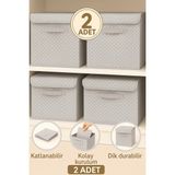 Empressco Spartek Home Textile 2ADET-KAPAKLI Desenli Dolap Içi Çamaşır Oyuncak Düzenleyici Katlanır Kapaklı Saklama Kutusu 30X30X30 - Fiyatı, Yorumları - Seçenek 1 - Ahşap