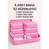 Empressco Spartek Home Textile 6 Parça Pembe - Bavul Organizer Seti Filesiz Desenli – Hurç ve Çanta Takım - Fiyatı, Yorumları - Ahşap Rengi - Seçenek 1