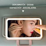 Empressco Store Araç Içi Işıklı Makyaj Aynası 3 Seviye Işık Ayarı Dokunmatik Hd Ayna Güneşlik Masaüstü Işıklı Ayna - Fiyatı, Yorumları - 1/100 Toz Ceviz