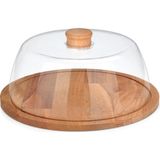 Empressco Swan Kek Fanusu 29 cm Şeffaf - Seçenek 1 - 51R-Turuncu