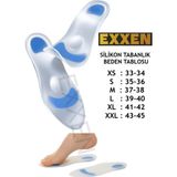 Empressco Tam Ortopedik Anatomik Silikon Ayakkabı Tabanlığı, Konfor ve Destek - 1 Adet