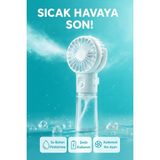 Empressco Taşınabilir Şarjlı El Vantilatörü Yaz Serinliği, USB Fan, Hafif ve Pratik - Altın