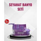 Empressco Terrien Kullanışlı Seyahat Boy Banyo Seti 5’li Mini Şişe ve Krem Kutusu Çantalı - Fiyatı, Yorumları - 2XL - 001-Beyaz