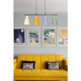Empressco Trend Modern Metal Sıvama Mix A Krem Sarkıt Cafe -yemek Masası Üstü -salon 4 Lü Avize
